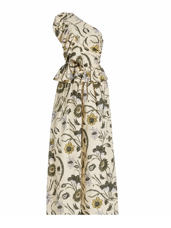 Ulla Johnson Pants - Ulla Johnson Solana Jumpsuit One Shoulder Wide Leg
